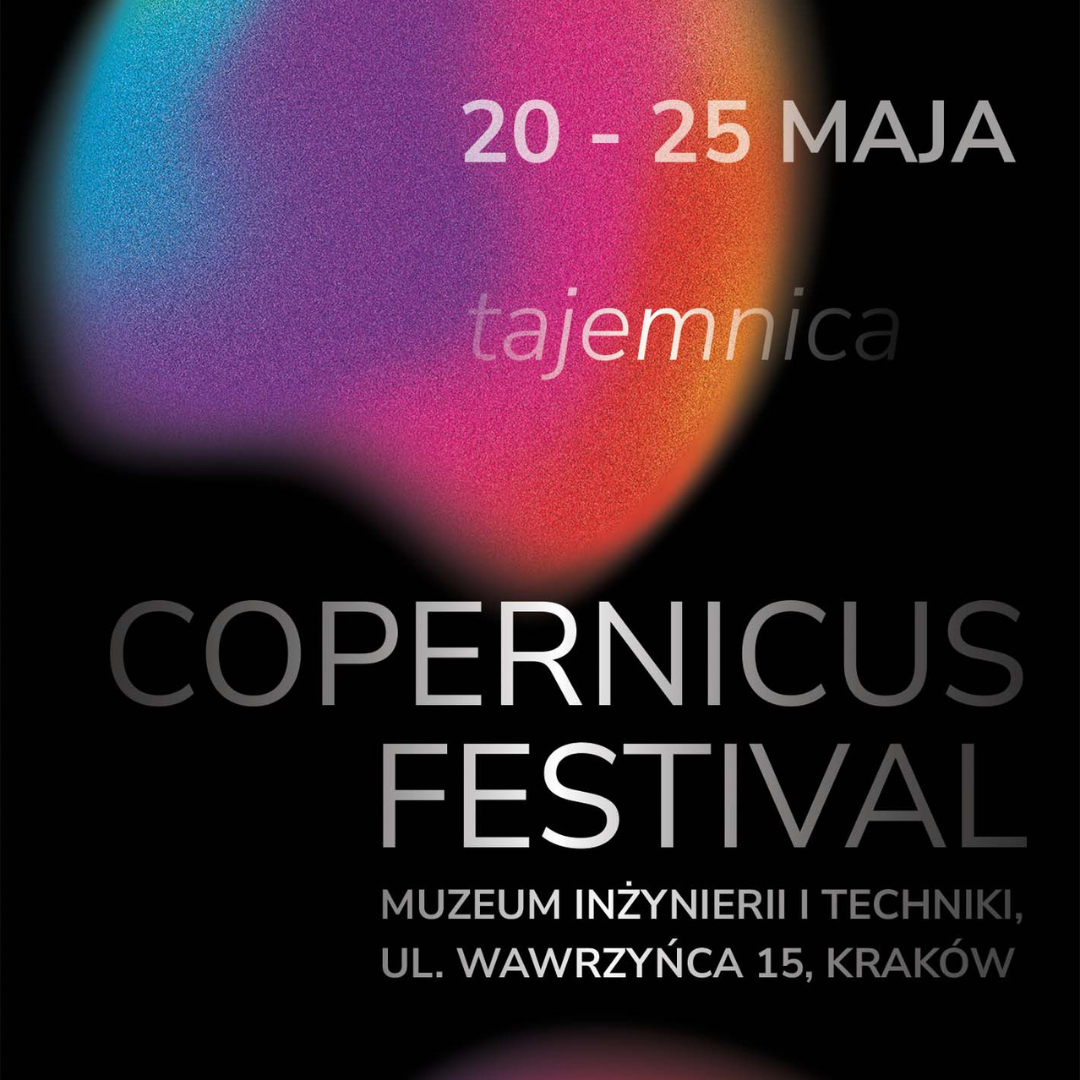 Baner reklamujący wydarzenie Copernicus Festival 2025 - Tajemnica